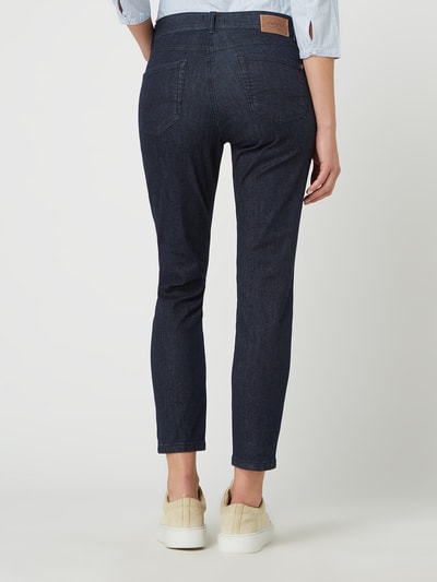 Angels Korte jeans met stretch, model 'Ornella' Donkerblauw - 5