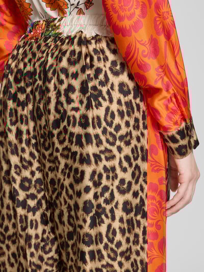 miss goodlife Stoffhose aus Viskose mit elastischem Bund Orange 3