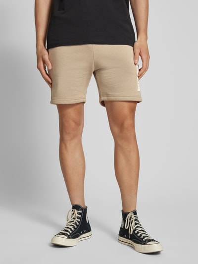 Alpha Industries Sweatshorts mit elastischem Bund und Tunnelzug Sand 4
