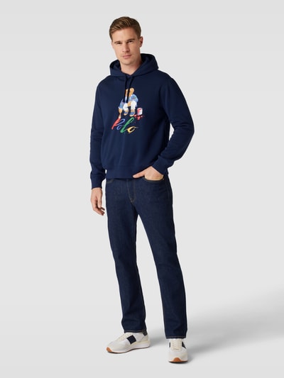 Polo Ralph Lauren Hoodie met label- en motiefprint Marineblauw - 1