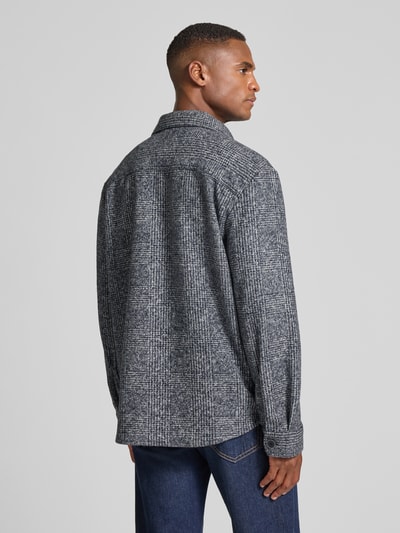 MAERZ Muenchen Hemdjacke mit Seiden-Anteil Marine 5