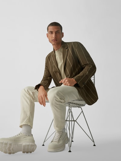 Caruso Hemdjacke mit Reverskragen Grün 6