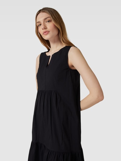 MORE & MORE Knielanges Kleid im Stufen-Look Black 3