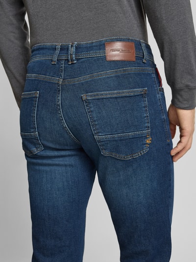 camel active Regular fit jeans in 5-pocketmodel, model 'HOUSTON' Jeansblauw - 3