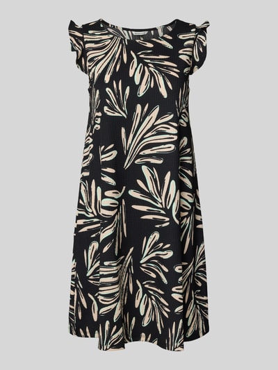 Tom Tailor Denim Mini-jurk in A-lijn met all-over motief Beige - 2