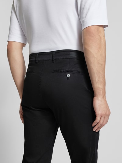 Brax Spodnie materiałowe z domieszką lyocellu, krój regular fit, model 'Everest' Czarny 3