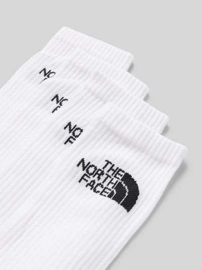 The North Face Socken mit Label-Print im 3er-Pack Weiss 2