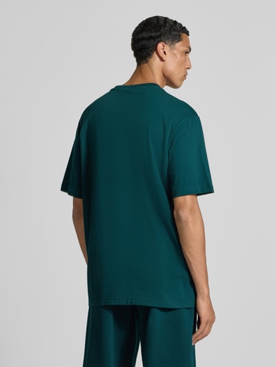 adidas Originals T-shirt met borstzak en labelstitching Donkergroen - 5