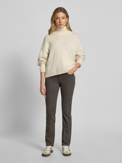 Angels Straight Fit Jeans aus Lyocell-Mix mit Eingrifftaschen Modell 'CICI' Graphit 1