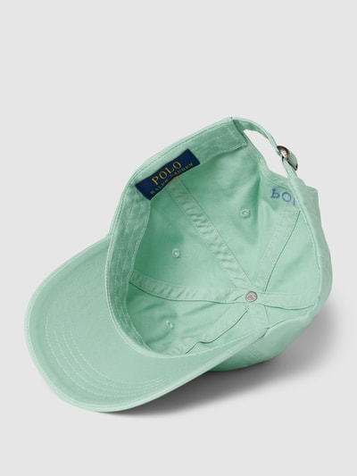 Polo Ralph Lauren Basecap mit Logo-Stitching Hellgruen 2