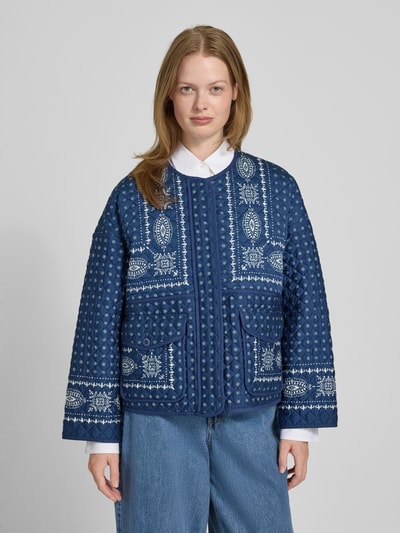 Weekend Max Mara Relaxed fit gewatteerd jack van puur katoen, model 'JADER' Marineblauw - 4