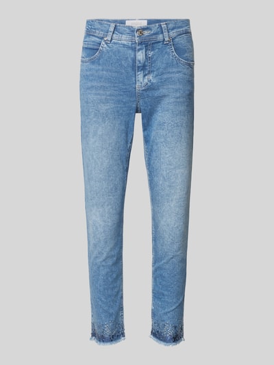 Angels Slim Fit Jeans mit verkürztem Schnitt Modell 'ORNELLA' Hellblau 2