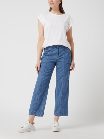 Brax Cropped Jeans aus Baumwolle Modell 'Maine' Hellblau 1