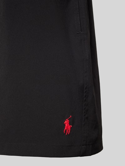 Polo Ralph Lauren Underwear Regular Fit Badeshorts mit Logo-Stitching Modell 'TRAVELER' Black 2