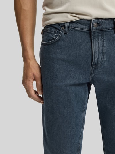 BOSS Orange Jeans o kroju regular fit z mieszanki bawełny Niebieski 3