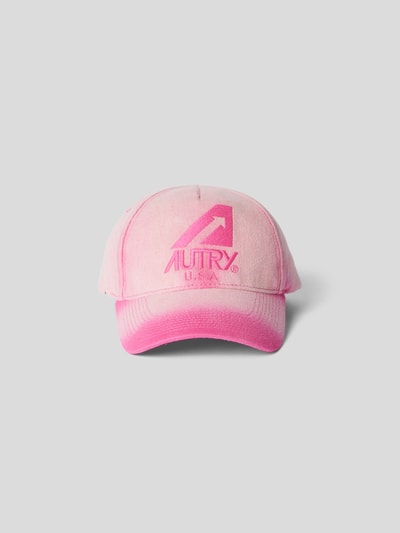 Autry Cap mit Label-Stitching Pink 4