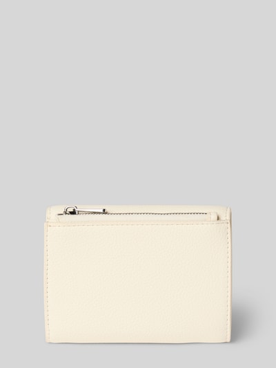 HUGO Portemonnaie mit Label-Applikation Modell 'Chris 2.0' Ecru 2