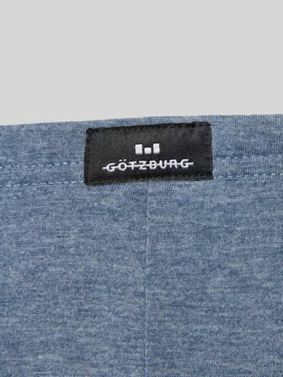 Götzburg Wäsche Slip met labeldetail in een set van 3 stuks Donkerblauw - 2