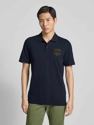 PME Legend Poloshirt mit Label-Detail Marine 4