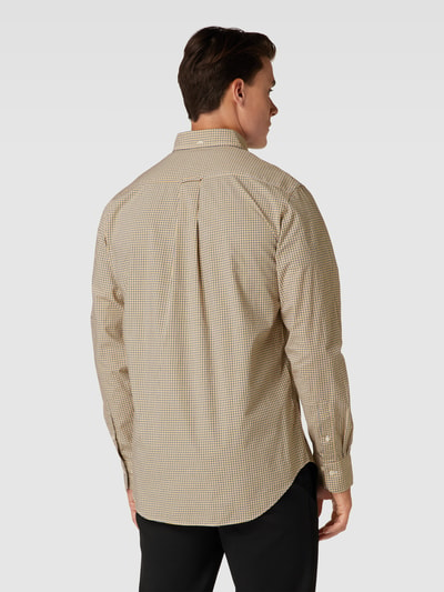 Gant Regular fit vrijetijdsoverhemd met labelstitching, model 'POPLIN' Geel - 5