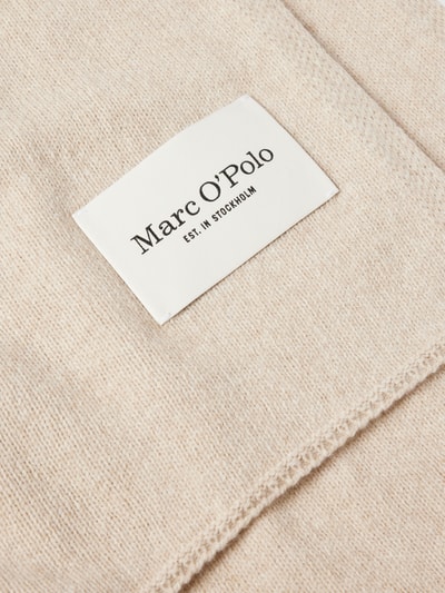 Marc O'Polo Schal mit Label-Detail Sand 2