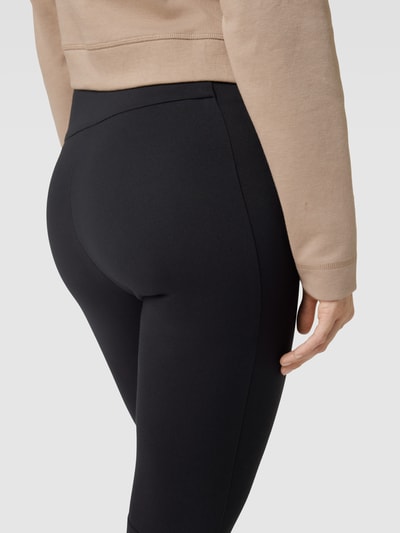 Esprit Stoffen broek met ritssluiting opzij Zwart - 3