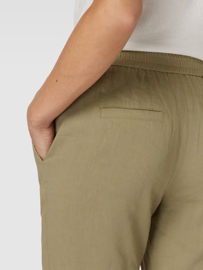 Marc Cain Hose mit seitlichen Eingrifftaschen Modell 'BESTPRICE' Khaki 3