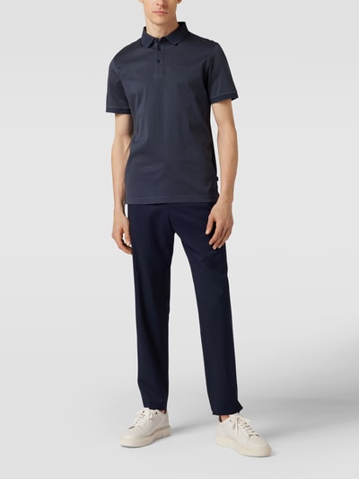 JOOP! Collection Poloshirt met labelstitching Marineblauw - 1