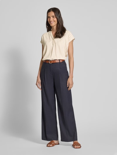 Soyaconcept Regular fit blouseshirt met V-hals, model 'POULA' Zand - 1