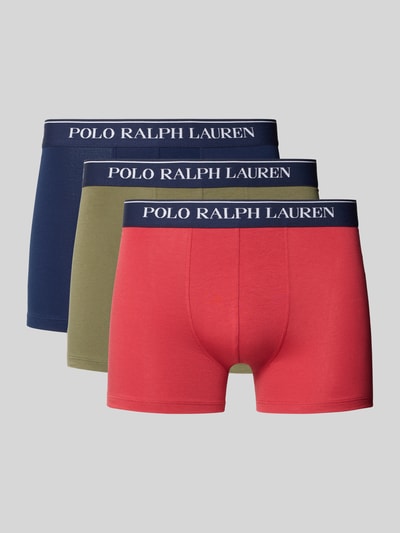 Polo Ralph Lauren Underwear Trunks aus Baumwoll-Mix Modell 'CLSSIC TRUNK-3 PACK' Oliv 1