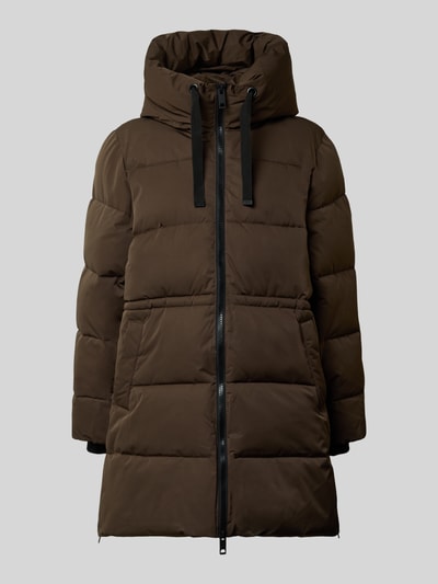 MSCH Copenhagen Steppmantel mit Zweiwege-Reißverschluss Modell 'Mola Pavinaria' Dunkelbraun 2