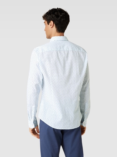 JOOP! Collection Koszula biznesowa o kroju slim fit ze wzorem na całej powierzchni model ‘Pit’ Jasnoniebieski 5