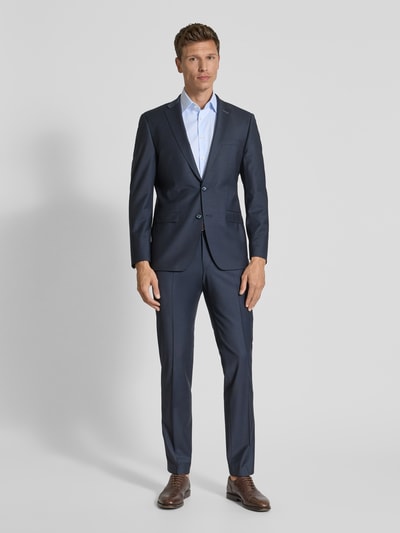 Christian Berg Men Regular fit zakelijk overhemd met knoopsluiting Bleu - 1