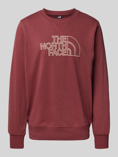 The North Face Sweatshirt mit Label-Stitching Modell 'DREW PEAK' Bordeaux 2