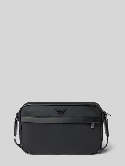 Emporio Armani Umhängetasche mit Label-Applikation Black 2