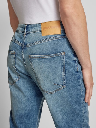 REVIEW Slim Fit Jeans mit 5-Pocket-Design Blau 3