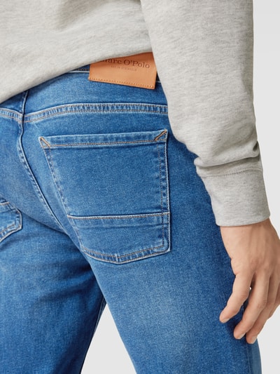 Marc O'Polo Shaped fit jeans met stretch, model 'Sjöbo' Blauw - 3