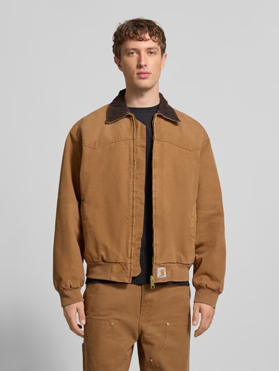 Carhartt Work In Progress Kurtka z zamkiem błyskawicznym i Detal z logo Camel 4