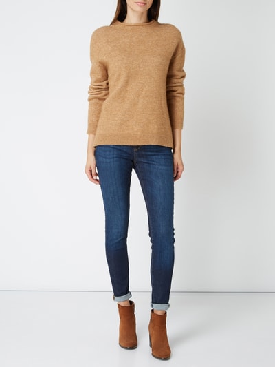 Christian Berg Woman Pullover mit Stehkragen  Camel 1