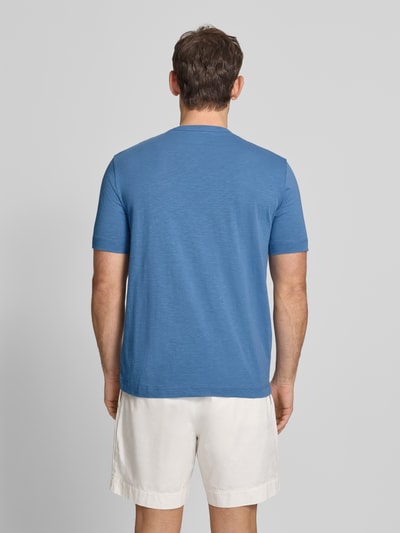 Marc O'Polo Regular Fit T-Shirt aus reiner Baumwolle Blau 5