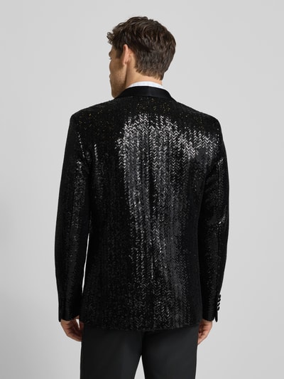 Antony Morato Slim Fit Sakko mit Pailletten Modell 'ROXANNE' BLACK 5