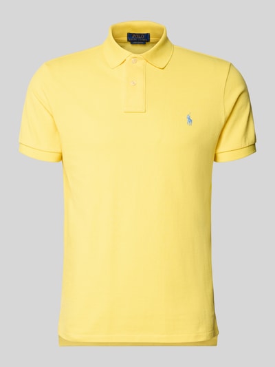 Produktfoto, Regular Fit Poloshirt aus reiner Baumwolle von Polo Ralph Lauren, Optik: Unifarben, Logo-Detail, Polokragen, Piqué-Struktur, Kurzarm