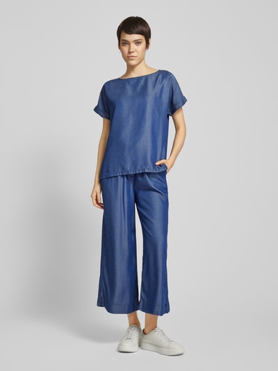 Christian Berg Woman Flared culotte met tunnelkoord Marineblauw - 1