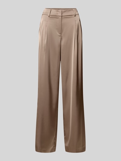 Christian Berg Woman Selection Stoffen broek met achterzakken Taupe - 2