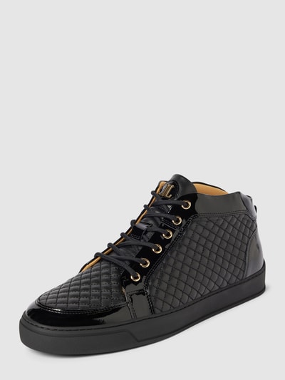 Leandro Lopes Sneaker aus Leder Modell 'Ezio' in black Black 1