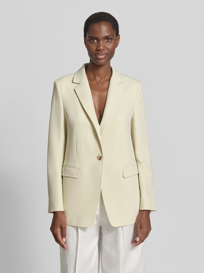BOSS Orange Regular Fit Longblazer mit Reverskragen Modell 'JABLA3' Hellgelb 4