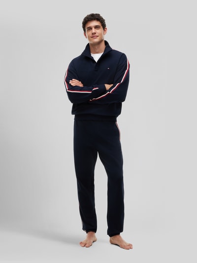 Tommy Hilfiger Regular Fit Sweatshirt aus reiner Baumwolle Marine 1