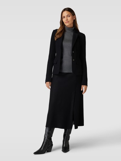 Marc Cain Blazer aus Schurwolle mit Pattentaschen Black 1