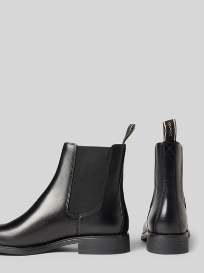 GANT Chelsea Boots aus Leder mit Label-Detail Modell 'Fayy' Black 2