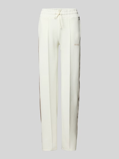 Guess Activewear Sweatpants mit elastischem Bund Modell 'YARROW' Offwhite 2